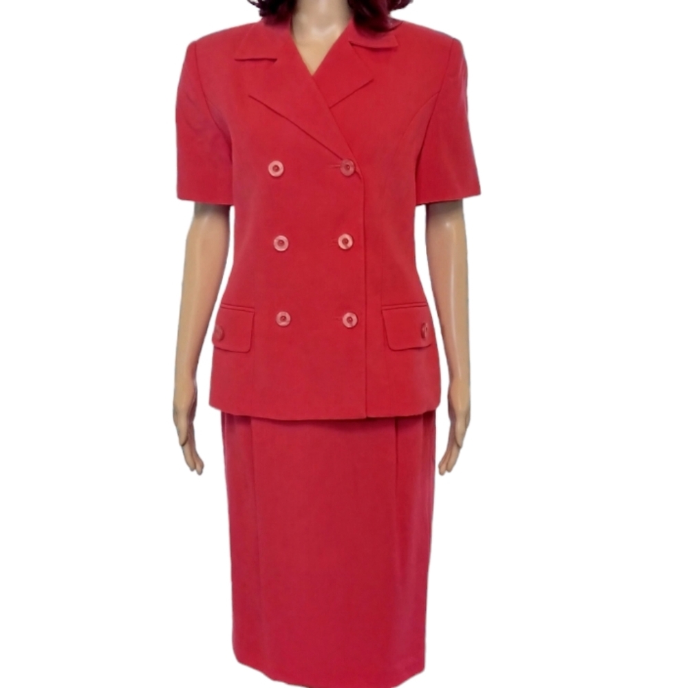 Oleg Cassini Skirt and Jacket Set - Size 8 - Picture 3 of 9